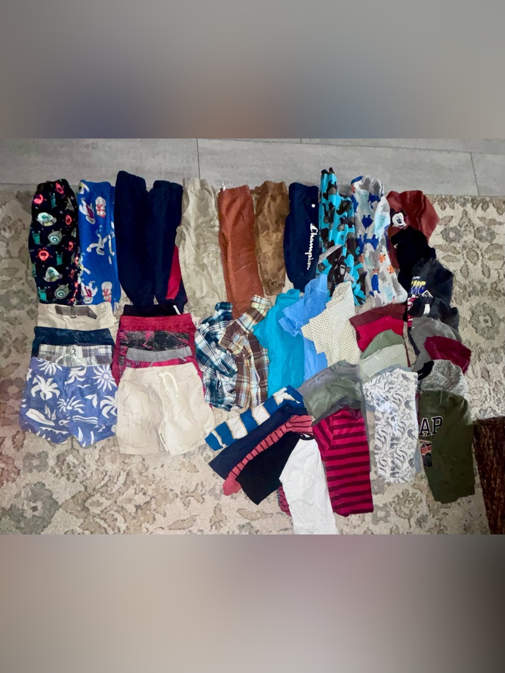 Mixed Bundle of 46 pc Toddler Boy Clothes 2T & 3T. Good Condition!